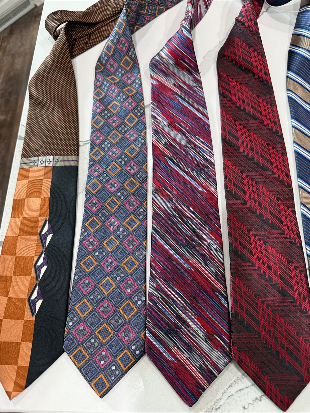 14 Men’s Ties Various Brands. Dion, Robert Talbert, Ferrel Reed, Ralph Lauren - Picture 5 of 10